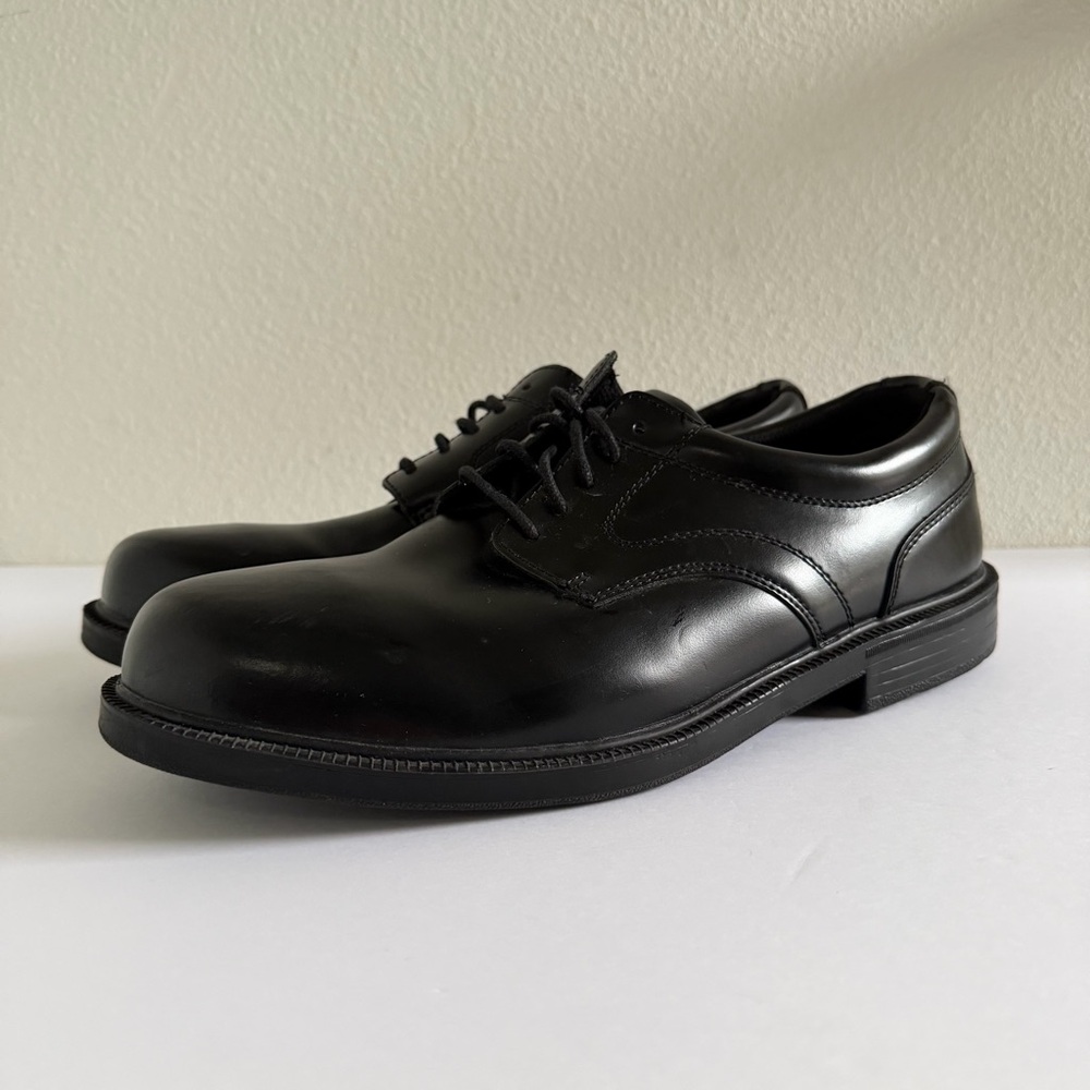 Deer Stags Times Leather Dress Oxford Shoes SUPRO Sock Men's Black Size US 13 W